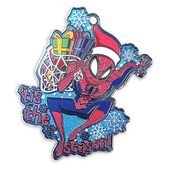 Disney Parks Marvel Spider-Man Christmas Holiday Pin New with Card