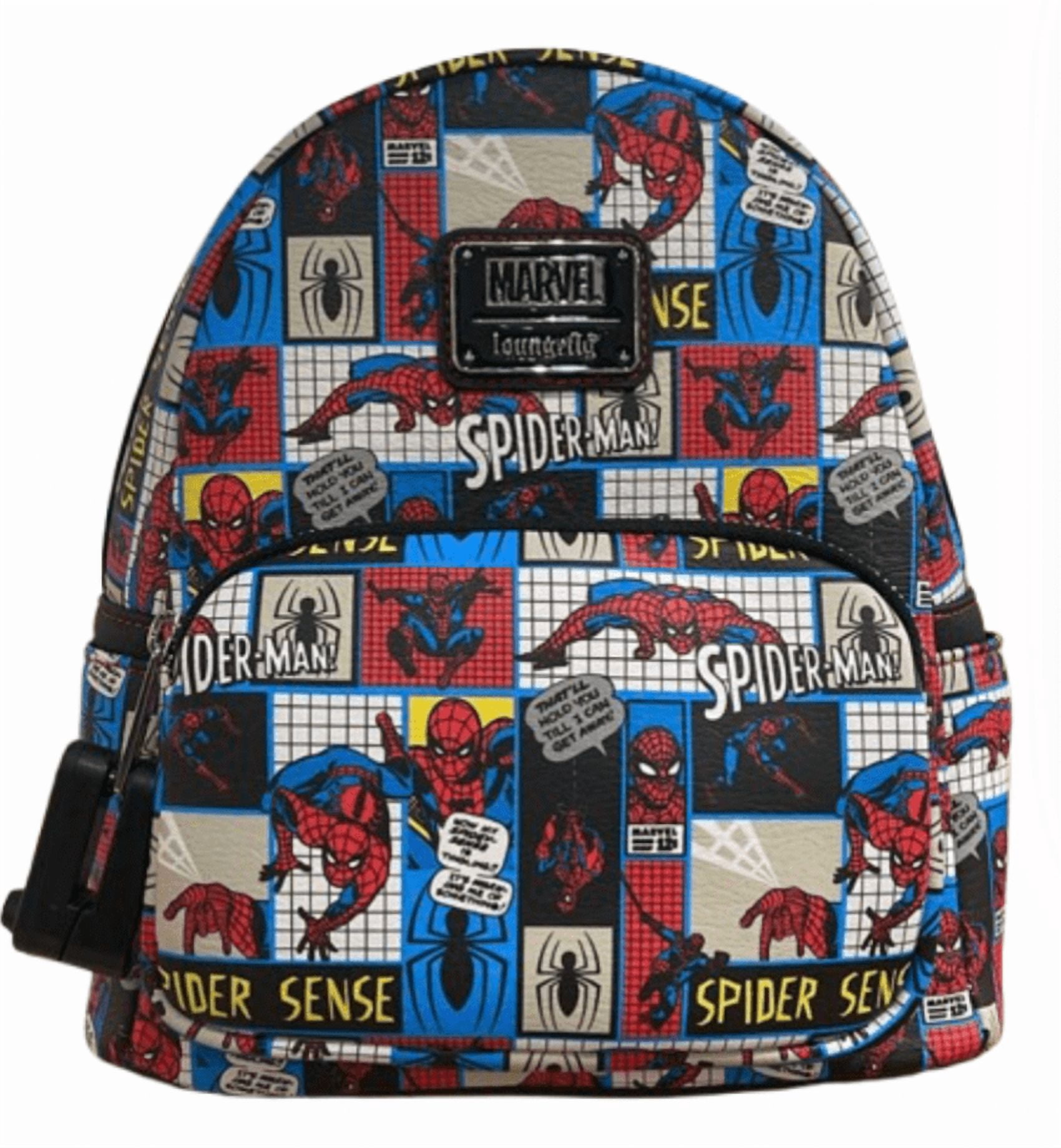 Loungefly Marvel Retro Comics Allover Print Backpack Loungefly Marvel Avengers Tattoo Mini Backpack – Adorn Purse  main image 2