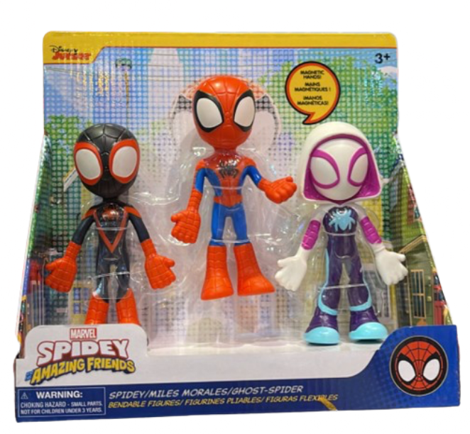 Disney•PIXAR Fantastic Friends Disney Spidey & His Amazing Friends Metals Vehicles 7pk Toy
