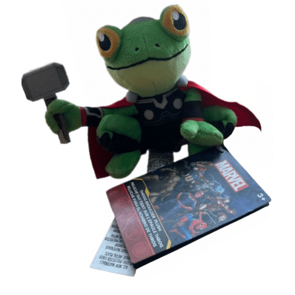 Disney Parks Marvel Thor Throg Magnetic Shoulder Plush New with Tag