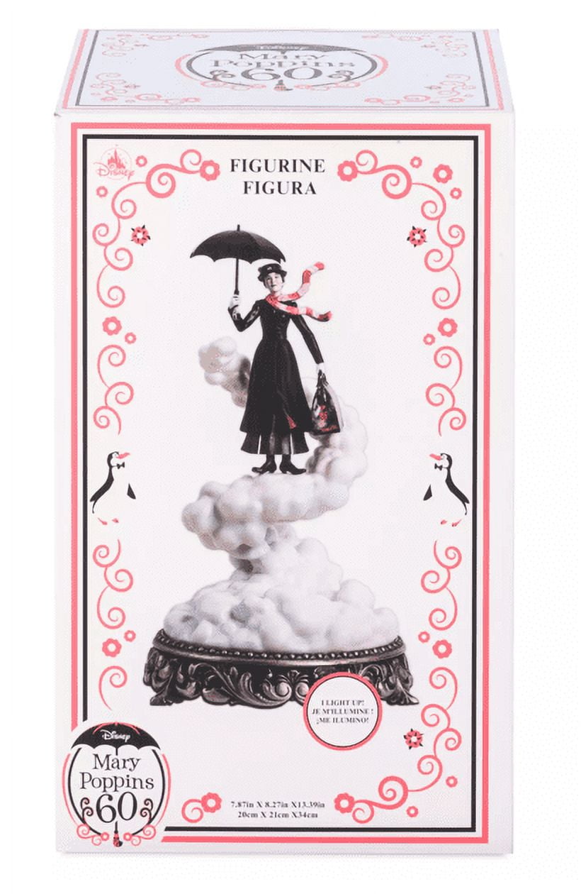 Disney Parks Mary Poppins 60th Anniversary Light-Up Figure Statue