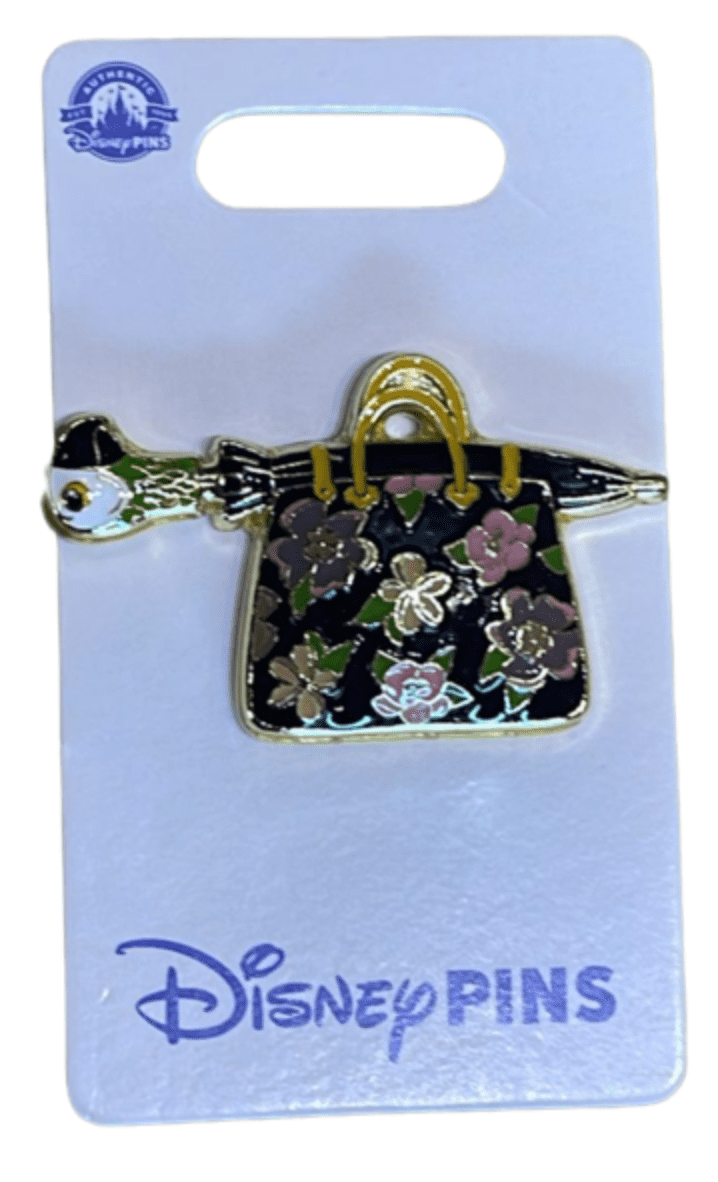 Disney Parks Mary Poppins Carpet Bag &amp; Parrot Umbrella Pin New with ...
