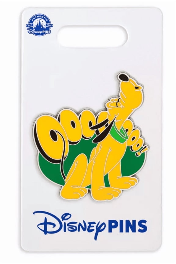 Mickey & Friends Pluto Pin New With Card