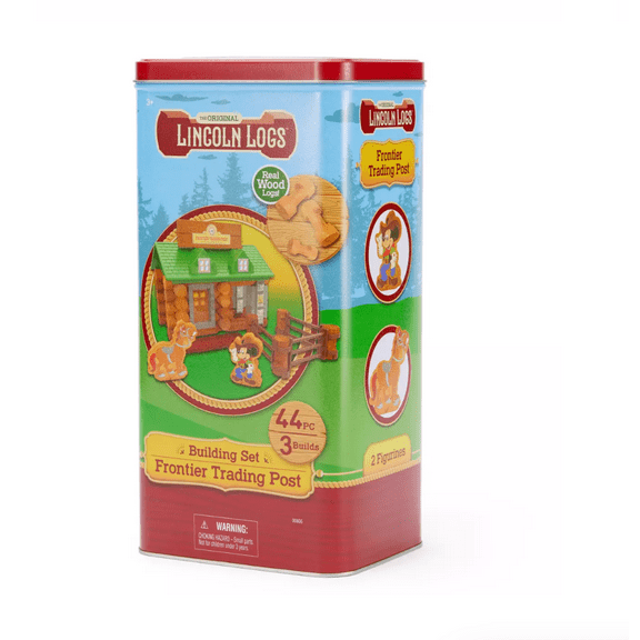 Disney Parks Mickey Frontier Trading Post Lincoln Logs Building Set Toy New Box