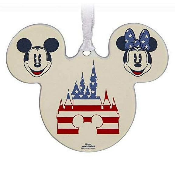 Disney Parks Mickey Icon Americana Ceramic Ornament