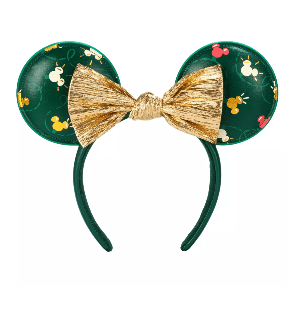 Disney Parks Mickey Icon Holiday Lights Ear Headband for Adults New with Tag