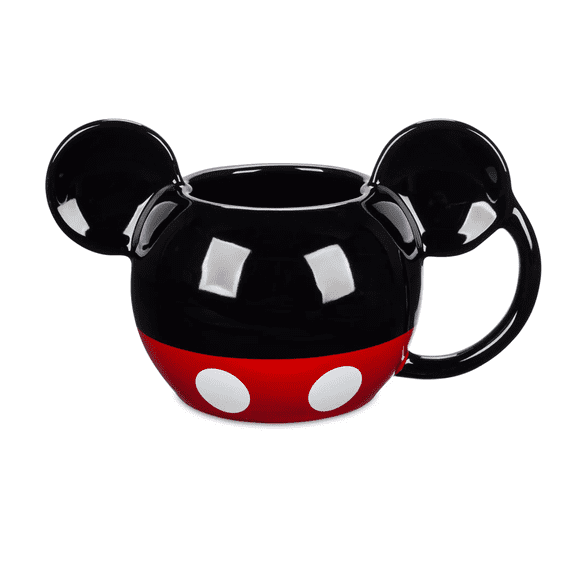 Disney Parks Mickey Icon Signature 23oz Ceramic Coffee Mug New
