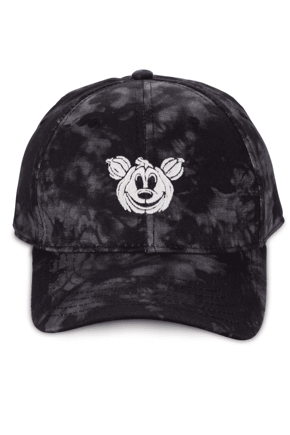 Parks Mickey Jack-o'-Lantern Glow-in-the-Dark Baseball Cap for Adults New