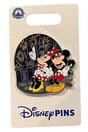 Parks Mickey & Minnie Mouse Fireworks Pin New With Card