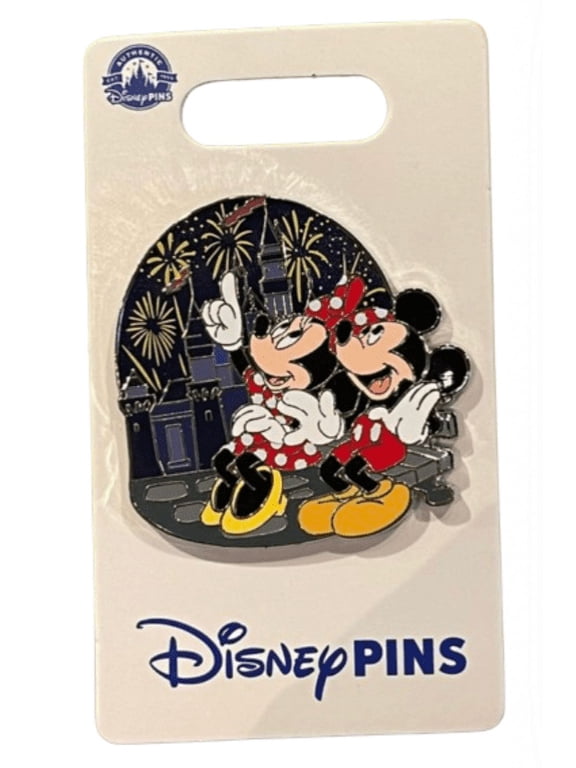 Parks Mickey & Minnie Mouse Fireworks Pin New With Card