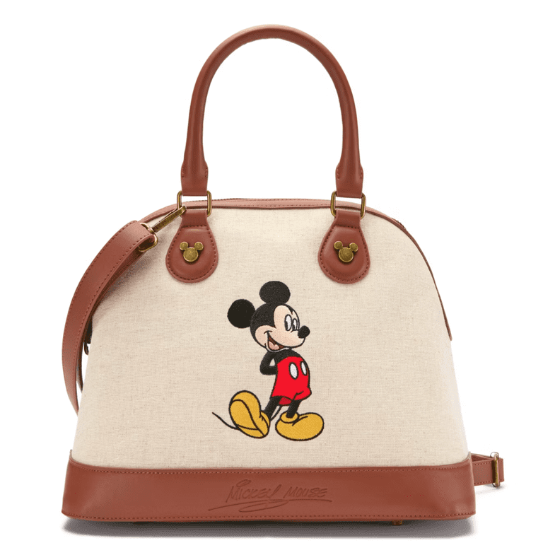 Disney Parks Mickey Mouse Canvas Satchel Bag New with Tag  display picture 1