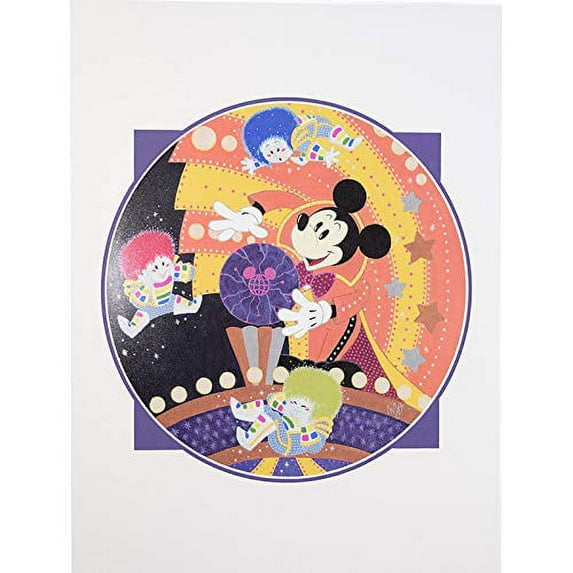 Disney Parks Mickey Mouse "Cast a Spell of Light" Print Poster Wall Art by Morgan Ditta