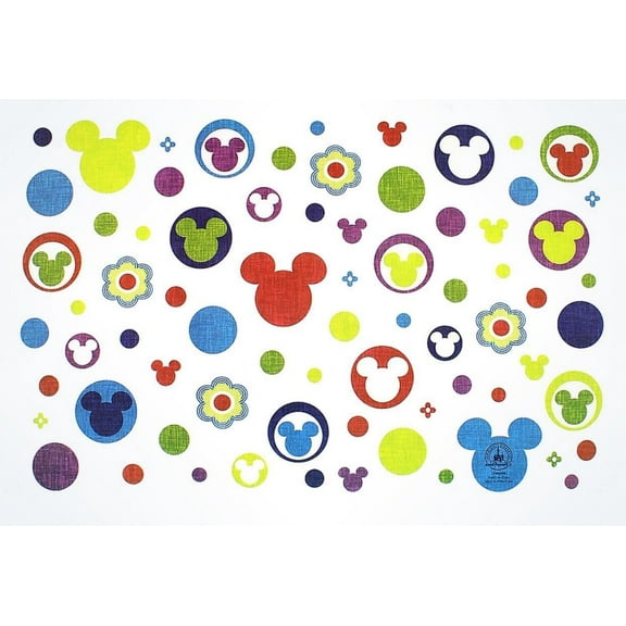 Disney Parks Mickey Mouse Color Fusion Kitchen Placemat New