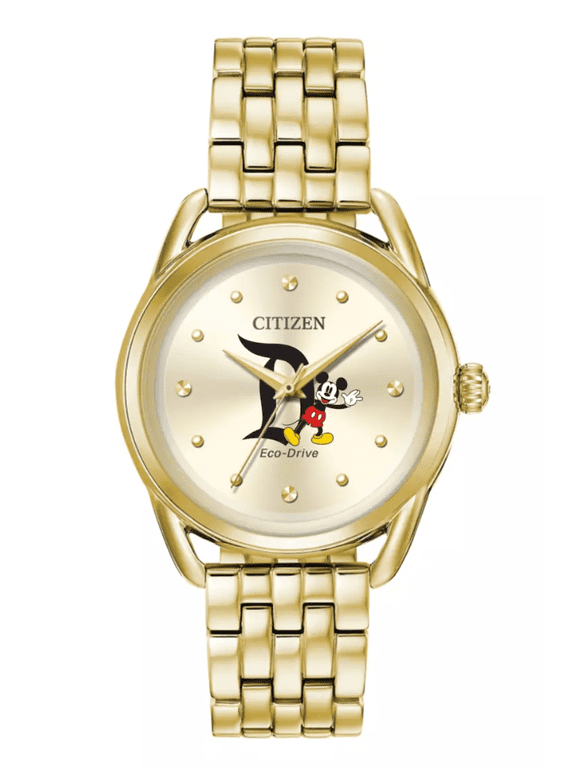 Parks Mickey Mouse Disneyland ''D'' Logo Watch by Citizen New With Tag