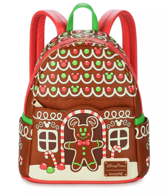 Disney Parks Mickey Mouse Gingerbread Loungefly Backpack  display picture 1