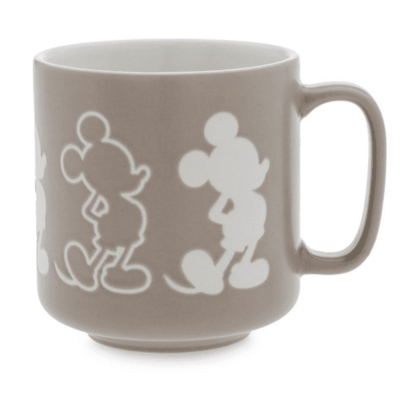 Disney Parks Mickey Mouse Home Haven Gray Coffee Mug New With Tag