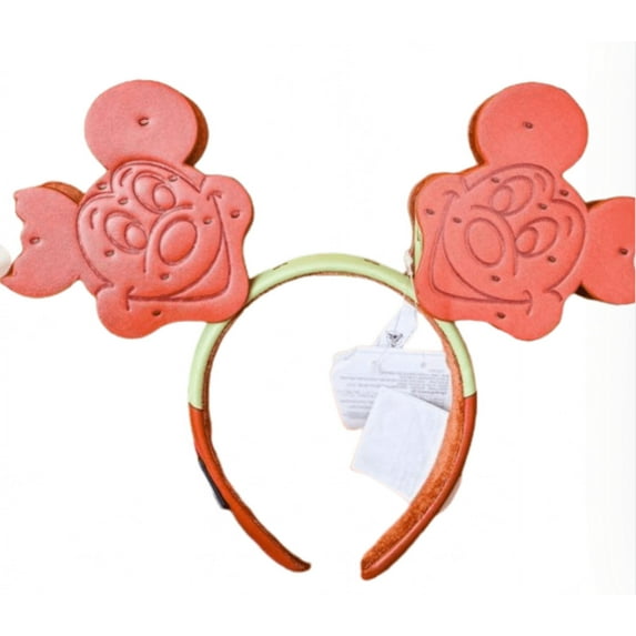 Disney Parks Mickey Mouse Ice Cream Sandwich Ear Headband Eats Snacks New W Tags