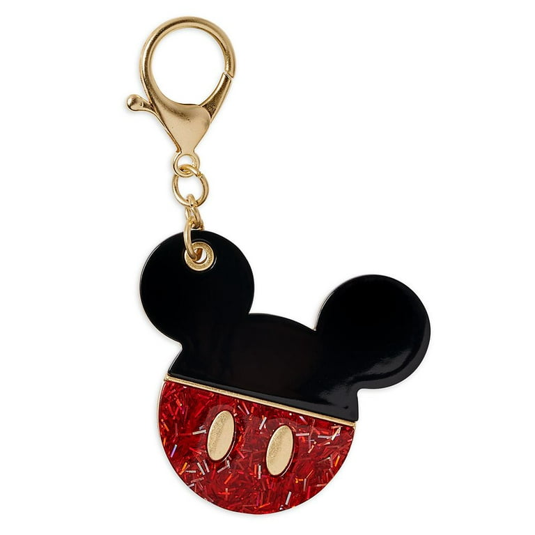 Disney Parks Mickey Mouse Icon Flair Jeweled Bag Charm Jewelry 