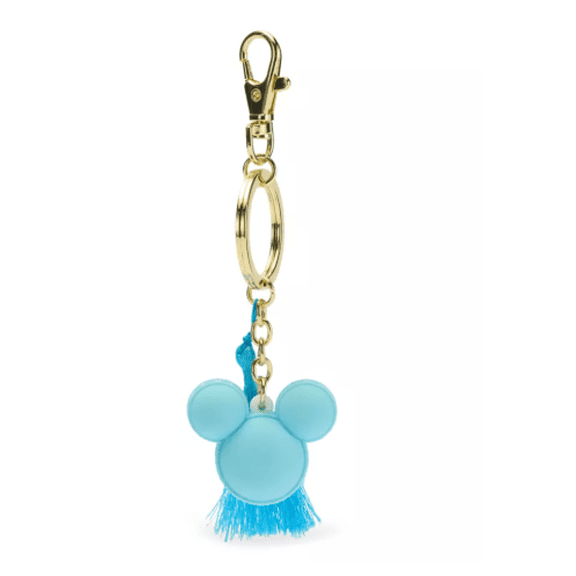 Disney Parks Mickey Mouse Icon Macaron Keychain  Blue New With Tag