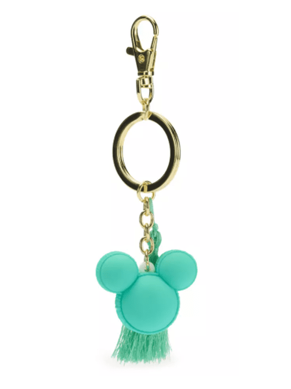 Mickey Mouse Icon Macaron Keychain  Green New With Tag