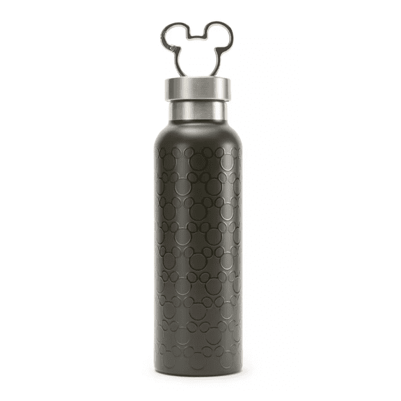 Disney Parks Mickey Mouse Icon Stainless Steel Water Bottle New