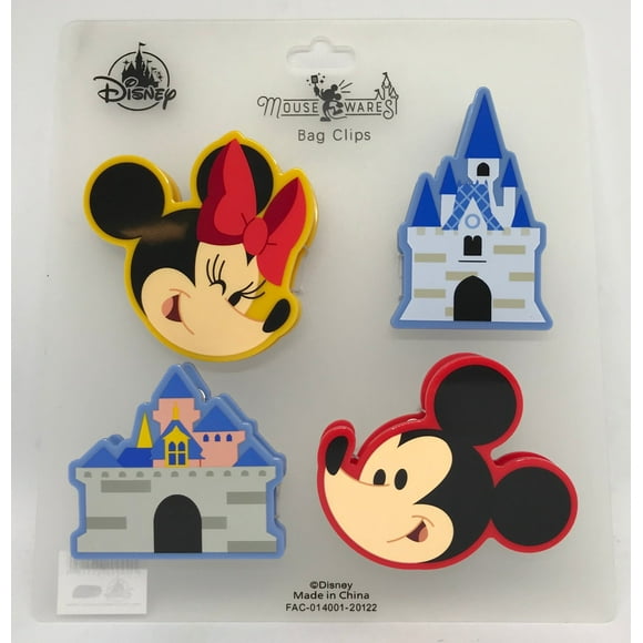 Parks Mickey Mouse Minnie Cinderella Castle Sleeping Beauty Bag Clip New