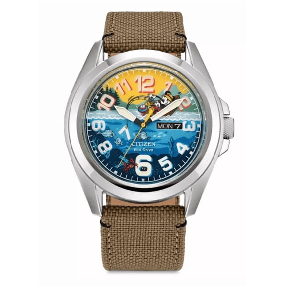 Disney Parks Mickey Mouse Sportsman Watch by Citizen New with Box