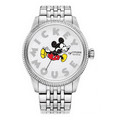 thumbnail image 1 of Disney Parks Mickey Mouse Stainless Steel Eco-Drive Watch for Men by Citizen New, 1 of 3