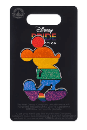 Parks Mickey Mouse Standing Pin Disney Pride Collection New with Tag