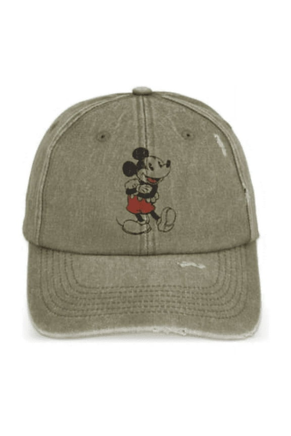 Parks Mickey Mouse Vintage - Tan Baseball Cap Hat for Adults New With Tag