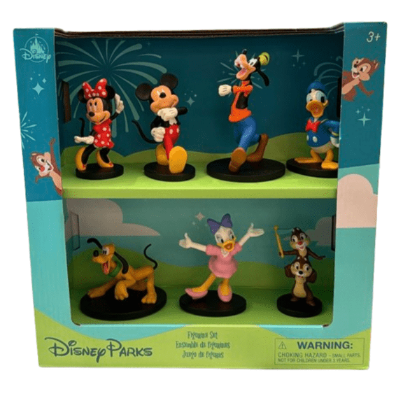 Disney Parks Mickey Mouse and Friends Deluxe Figure Set New With Box