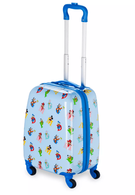 Disney Parks Mickey Mouse and Friends Rolling Luggage Kids 19'' New With Tag