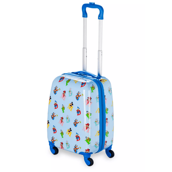 Disney Parks Mickey Mouse and Friends Rolling Luggage Kids 19'' New With Tag