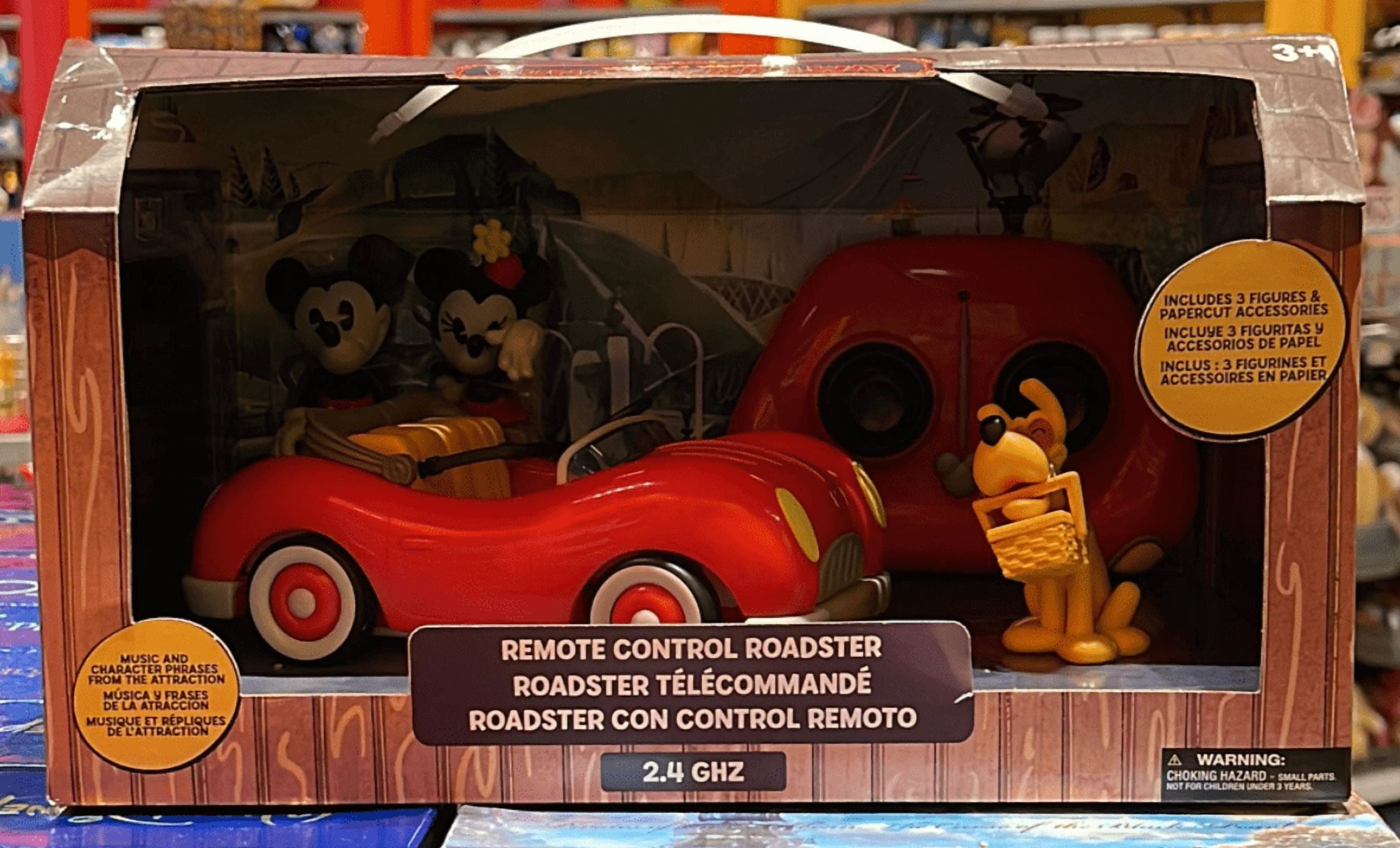 Disney Parks Mickey Runaway Railway Remote Control Roadster Car