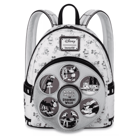 Disney Parks Mickey Steamboat Willie Disney 100 Loungefly Backpack New with Tag