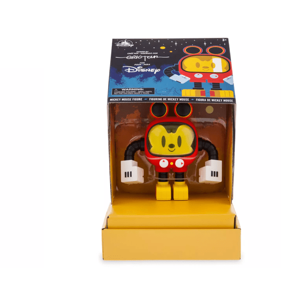Disney Parks Mickey Vinyl Figure by Eric Tan with 1 Piece of Rocket New with Box