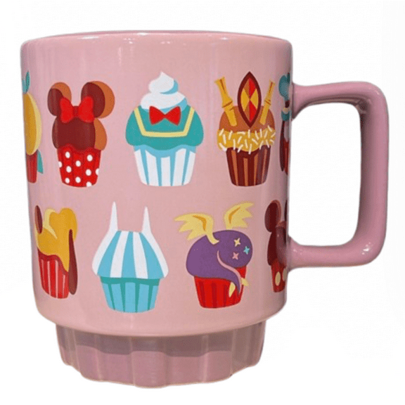 Disney Parks Mickey and Friends Cupcakes Coffee Mug New With Tag