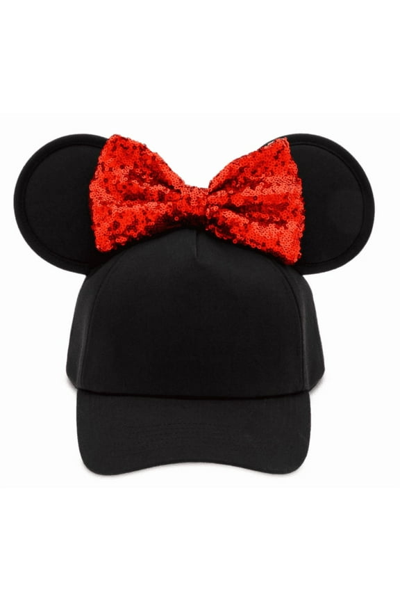 Parks Minnie Mouse Baseball Ear Cap Hat for Adults New With Tag