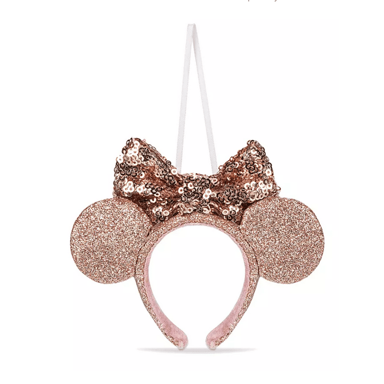 Claire's rose gold minnie ears 2025