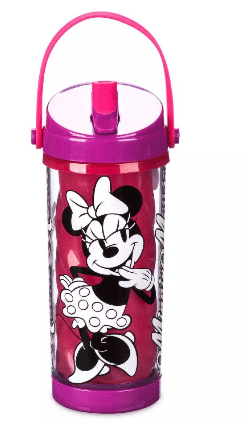 Disney Parks Minnie Mouse Color Changing Water Bottle with Straw New ...
