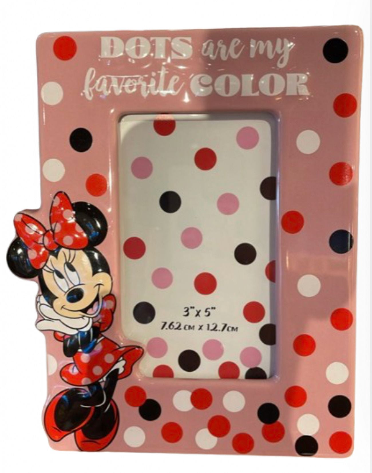 Disney Parks Minnie Mouse Dots Are My Favorite Color 3X5 Photo Frame ...