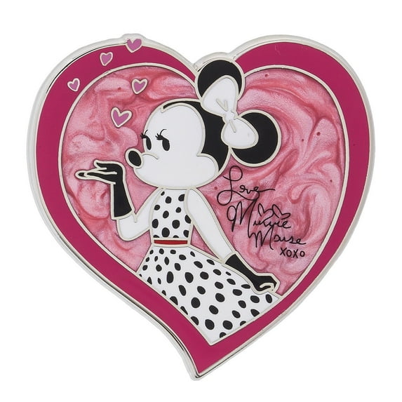 Disney Parks Minnie Mouse Love Signature Pin New with Card