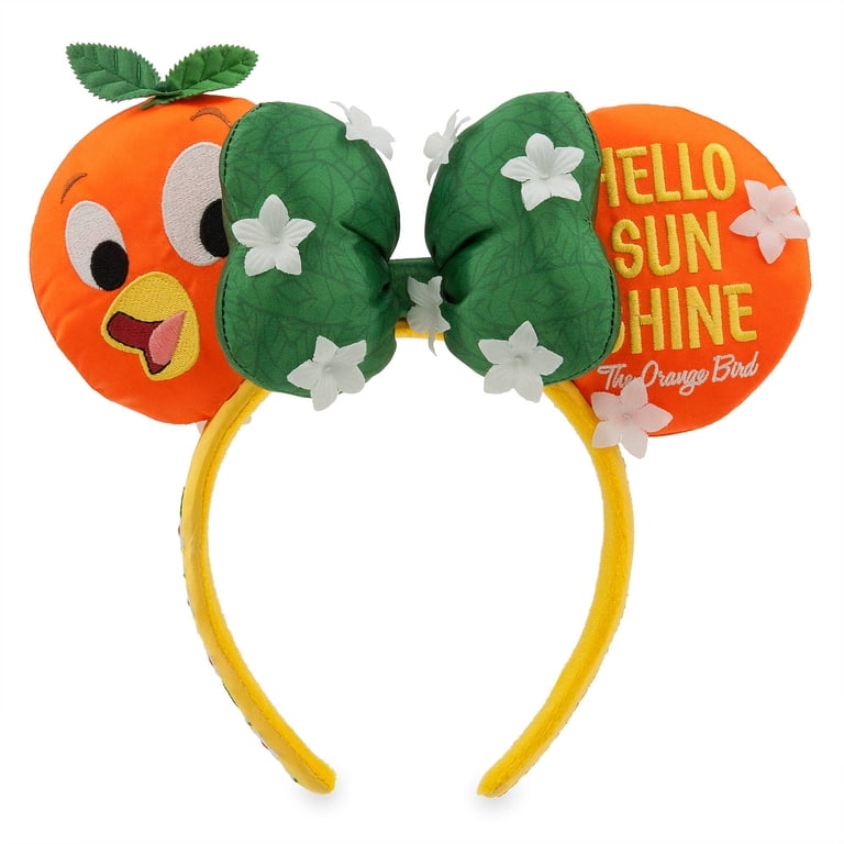 Disney Parks Minnie Mouse Orange Bird Ear Headband Epcot  display picture 3
