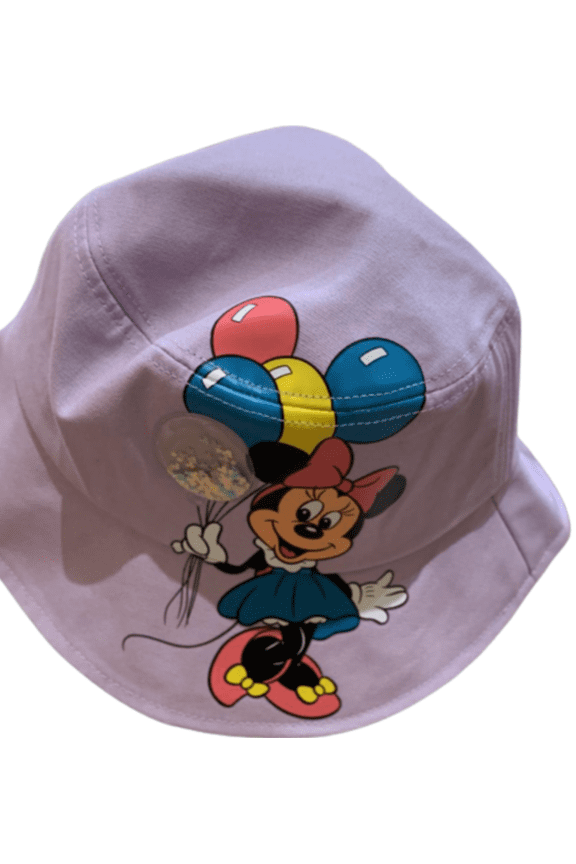 Parks Minnie Mouse Purple Balloon Bucket Hat New With Tag