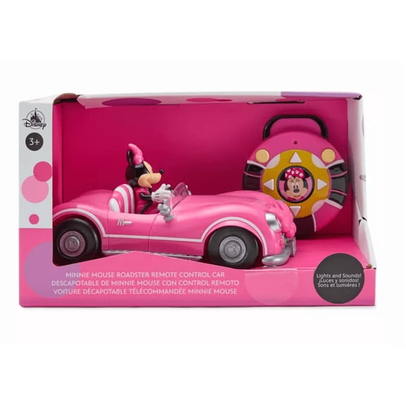 Disney Parks Minnie Mouse Roadster Remote-Control Car Toy New With Box