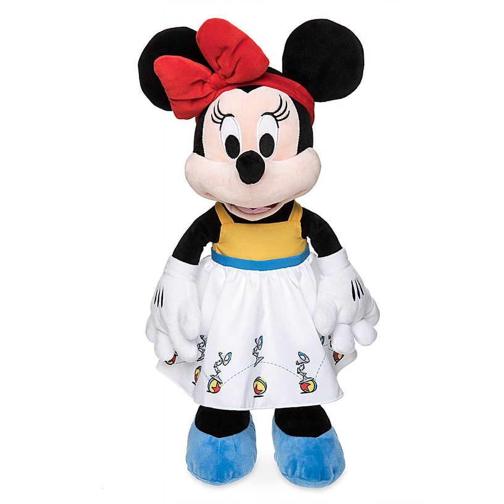 Minnie Mouse Blue Dress Plush Disney Parks Minnie In Pixar Dress Medium  Plush New With Tags