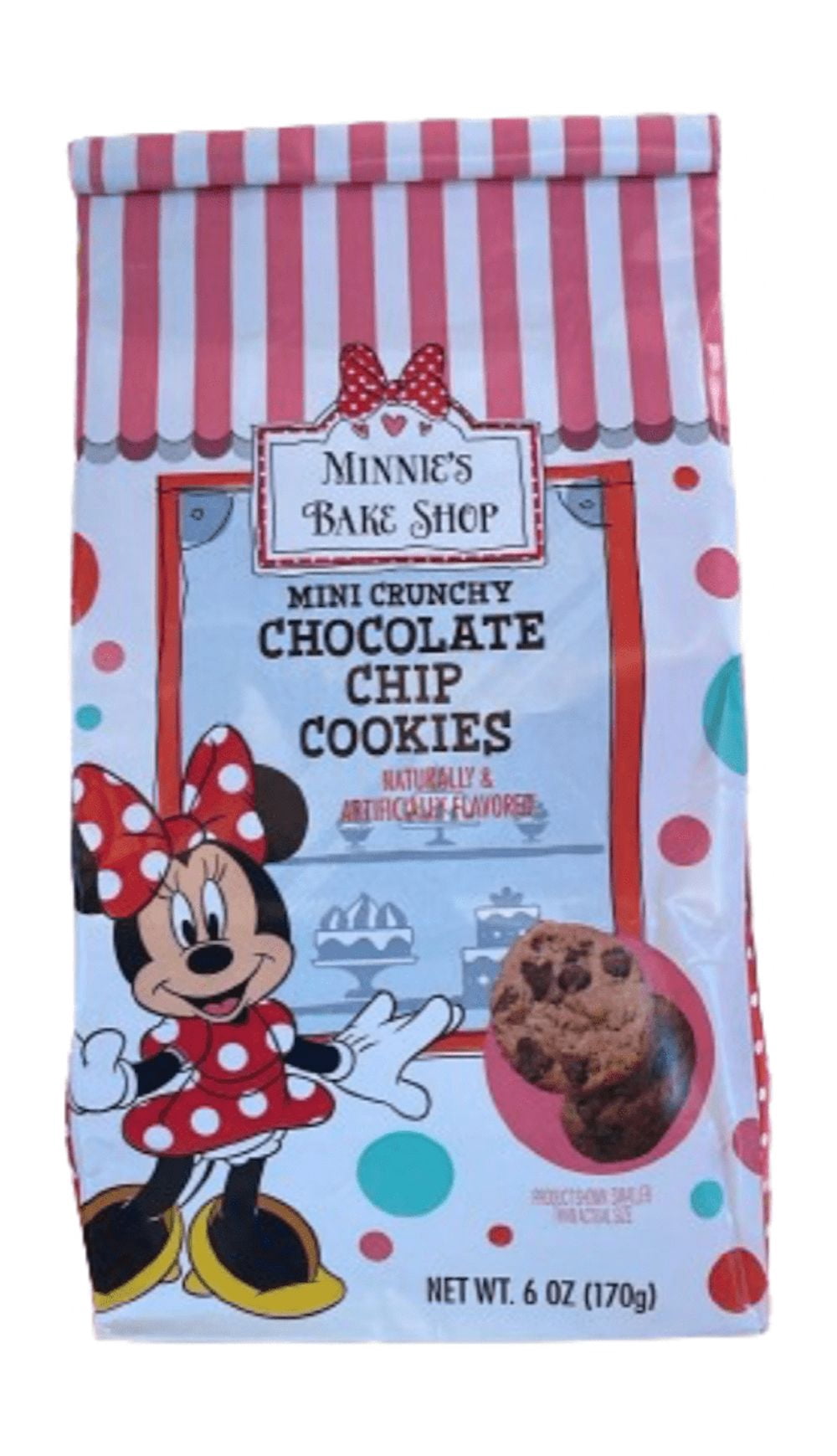 Disney Parks Minnie's Bake Shop Mini Chocolate Chip Cookies 6oz New Sealed