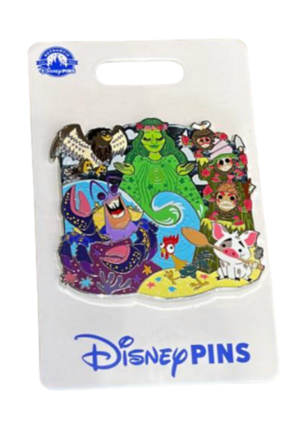 Parks Moana All Together Characters Pin New with Card