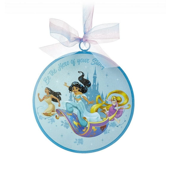 Disney Parks Nothing Can Stop a Princess Disc Christmas Ornament New with Tags