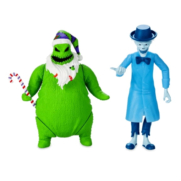 Disney Oogie Boogie and Ezra Action Figure Collector Set Super7 Haunted Mansion Holiday